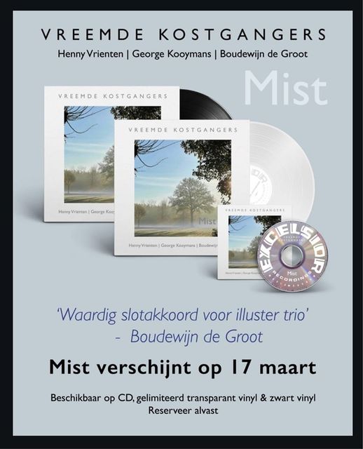 Vreemde Kostgangers Mist album release March 17 2023